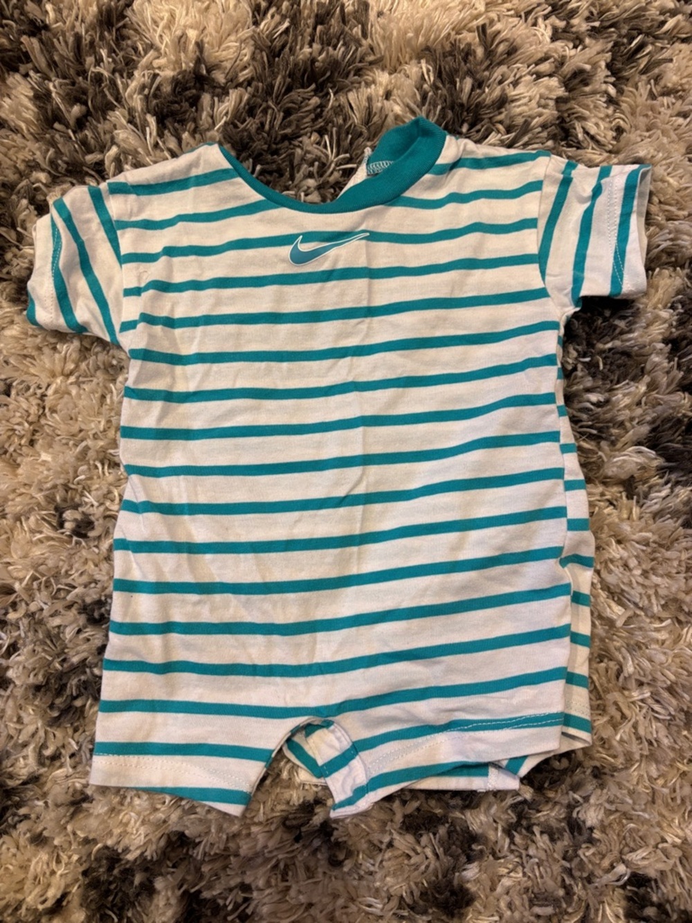 Nike Boys Romper and Hat - Newborn